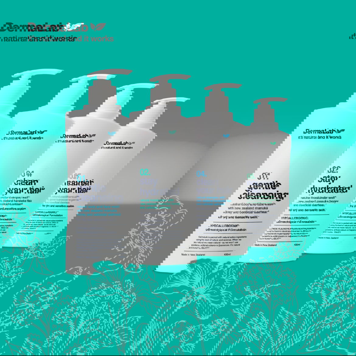Dermalab-Product-Range-Green-redfire-design-blog REDFIRE_dermalab_brandmarketing_photography_branding_packaging_digital_graphicdesign_advertising_brochure_designagency