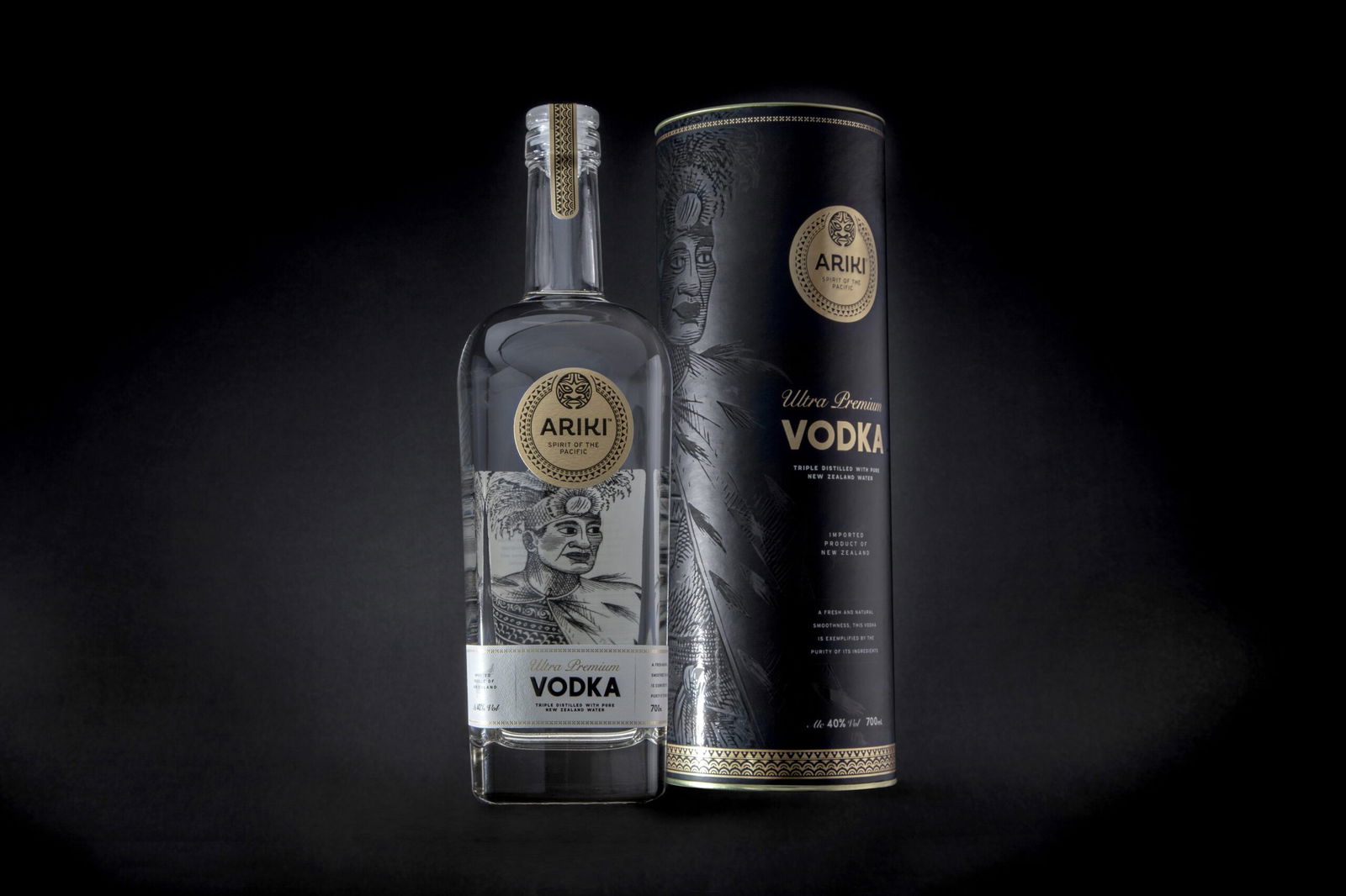 redfire-ariki-vodka-alcohol-branding-packaging-design-bottle-tube-nz redfire-ariki-vodka-alcohol-branding-packaging-design-bottle-tube-nz